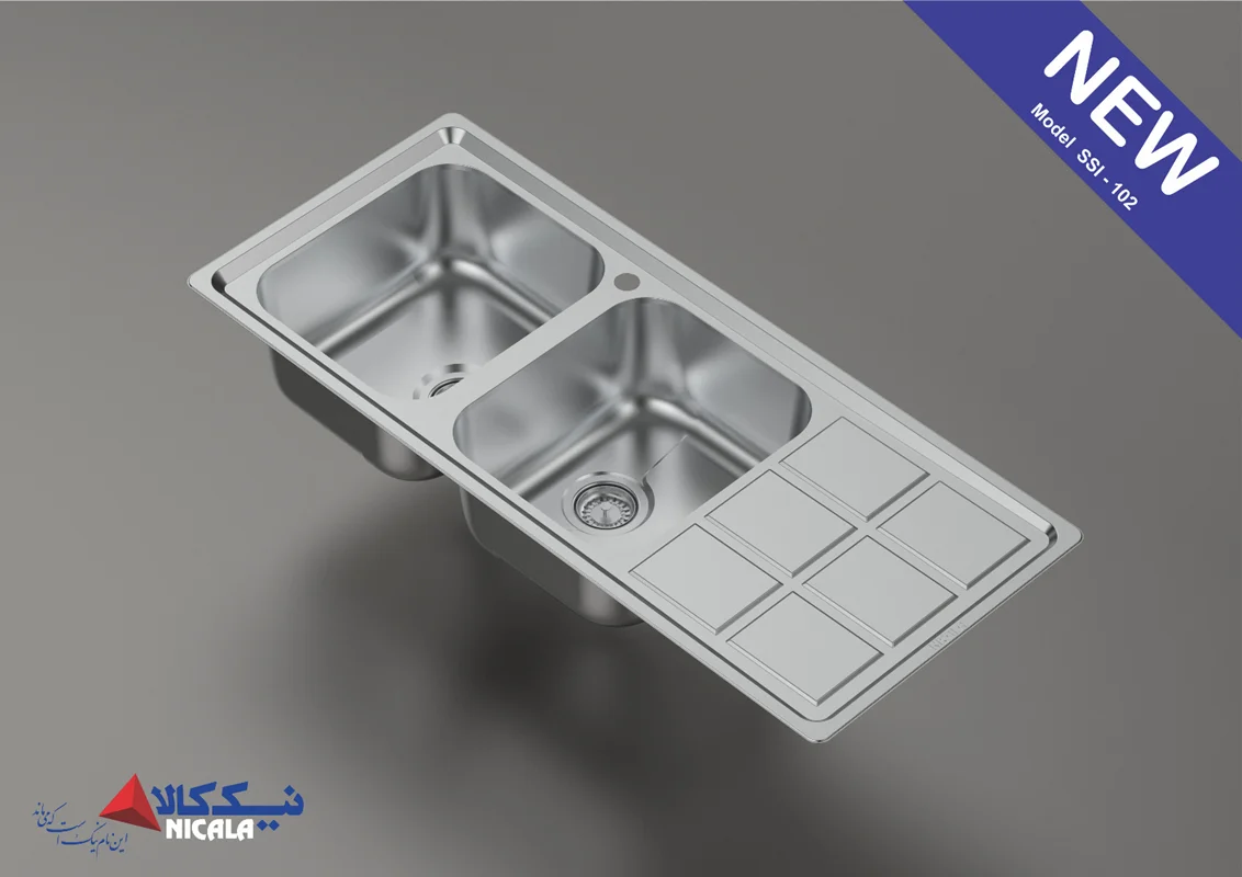 سینک نیک کالا توکار مدل SSI-102