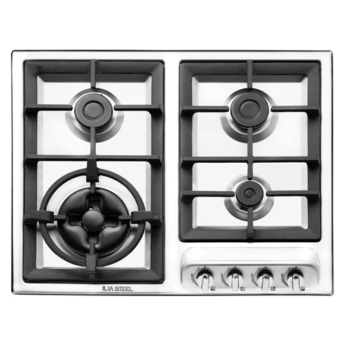 اجاق گاز ایلیااستیل صفحه استیل مدل S403