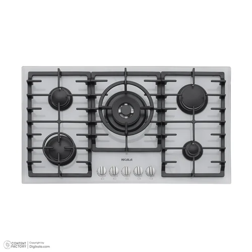 اجاق گاز نیک کالا صفحه شیشه ای مدل GGH-301/3